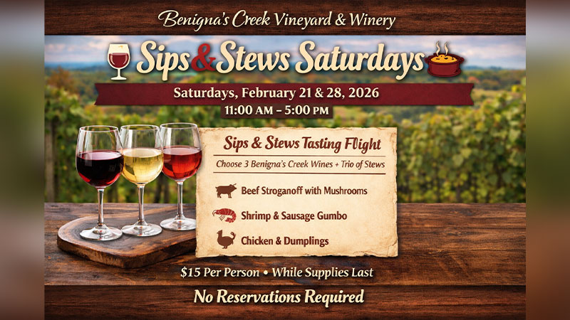 Sips & Stews Saturdays image