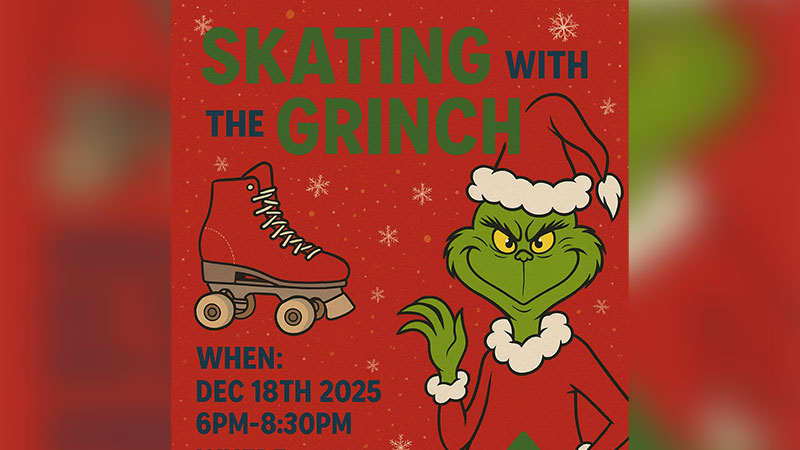 Skating with the Grinch image