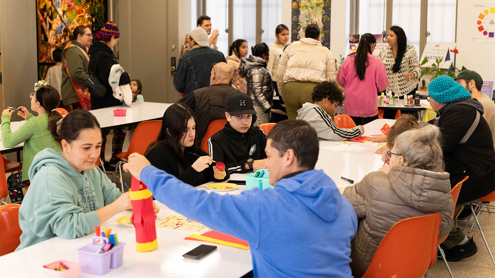 A hands-on class hosted at the Everhart Museum in Scranton, PA.