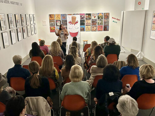 A crowd gathers for an fun event at the Everhart Museum in Scranton, PA.