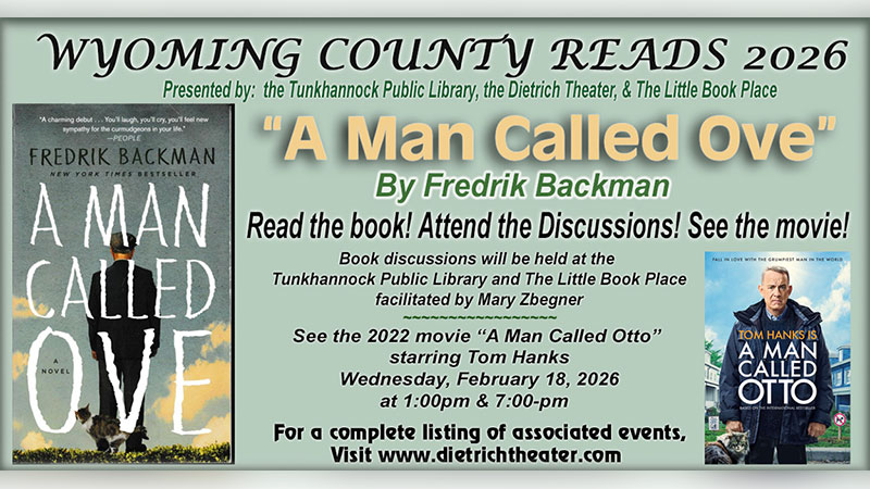 Wyoming County Reads 2026 - A Man Called Ove image