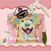 Beers and Brushes flyer at Captain's at Harveys Lake, PA