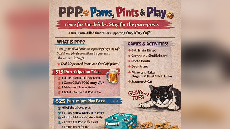 Cozy Kitty Event FUNdraiser image