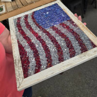 Flag Crushed Glass Workshop image