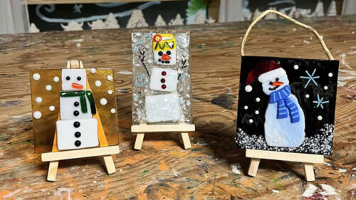 Fused glass art from Back Mountain Makery in Dallas, PA