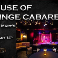 House of Fringe Cabaret at Ale Mary’s at The Bittenbender in Scranton, PA, with February 14 date and lounge-style cabaret stage setting.