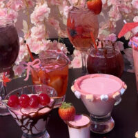 Cocktails from the Love Shack Pop-up Bar at Slingshots in Moscow, PA