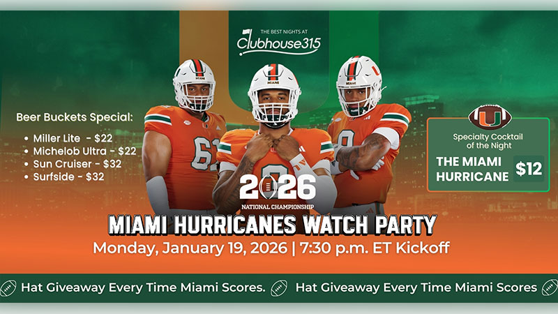 Miami Hurricanes Watch Party image