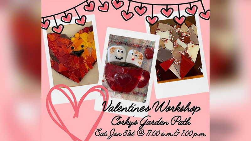 Mosaic Hearts Workshop image