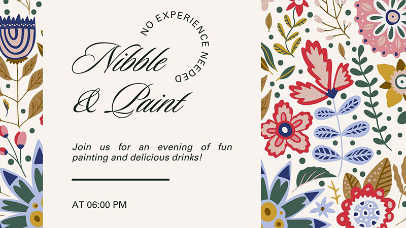 Nibble & Paint Night image