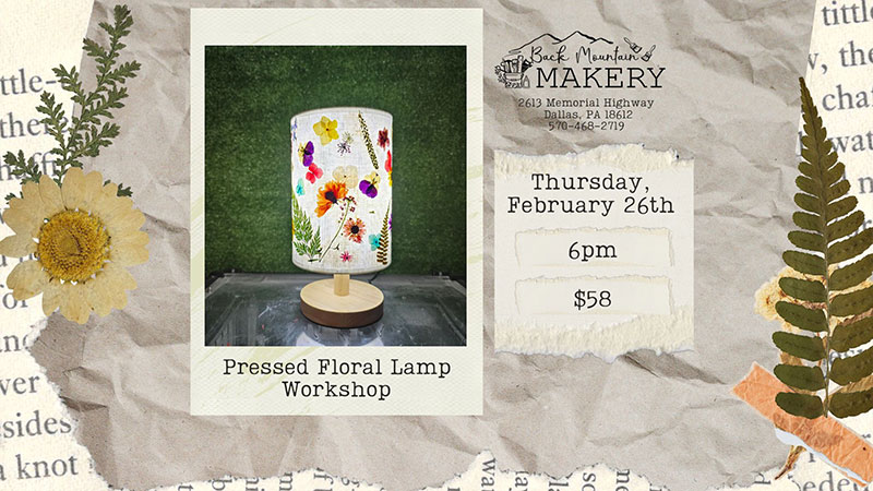 Pressed Flower Lamp image