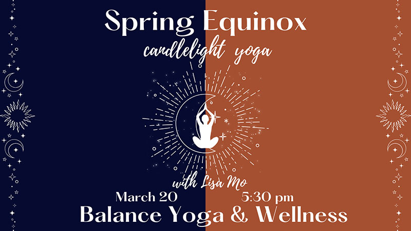 Spring Equinox Candlelight Yoga image