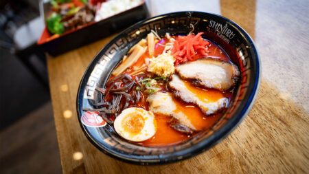 A bowl of Ramen from Shinjiru Ramen in Wilkes-Barre, PA