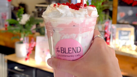 Valentine’s Drink Menu at The Blend image