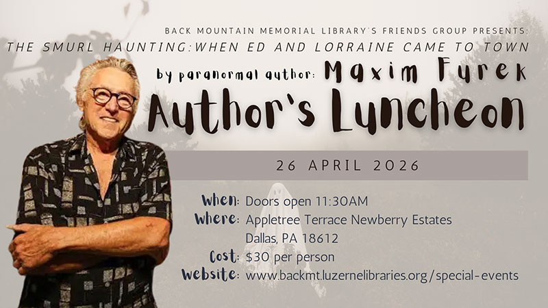 Authors Luncheon: Maxim Furek image