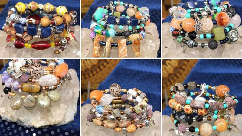 Jewelry Making: Beaded Wrap Bracelets image
