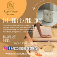 Pottery Travel Mug with Spring Vibes image