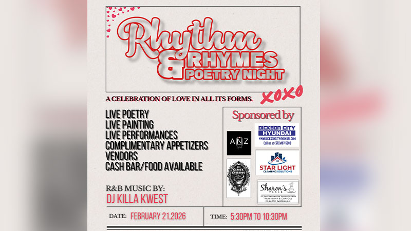 Rhythm & Rhymes Poetry Night image