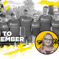 A promotional flier for the Run to Remember in Tunkhannock, PA.