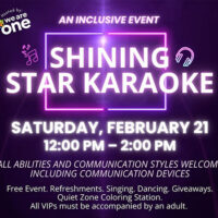 Shining Star Inclusive Karaoke Event image