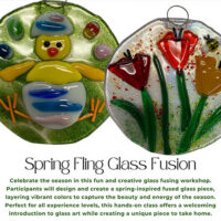 Spring Fling Glass Fusion Class image