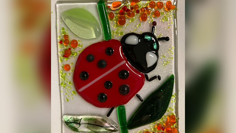 Spring Fused Glass image