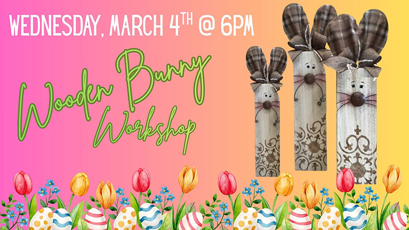 Hop Into Spring: DIY Wooden Bunny Workshop image