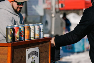 Drink purchases at the Wally Ice Fest in Newfoundland, PA.