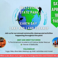 Lake and Land Clean Up at Beltzville State Park, PA.