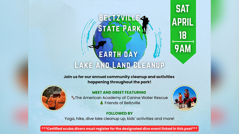 Lake and Land Clean Up at Beltzville State Park, PA.