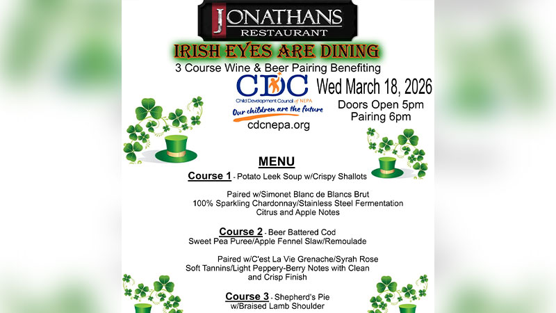 Irish Eyes are Dining Fundraiser image