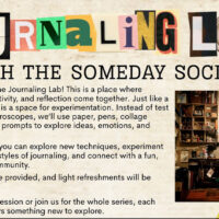 Journaling Lab- The Someday Society image