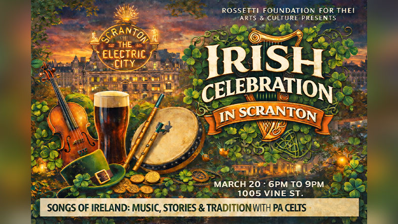 March at the Rossetti Estate: Irish Music, Stories & Song image
