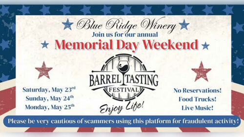 Memorial Weekend Barrel Tasting Festival image