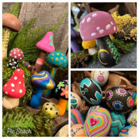 Mushrooms and Eggs Painting Workshop image