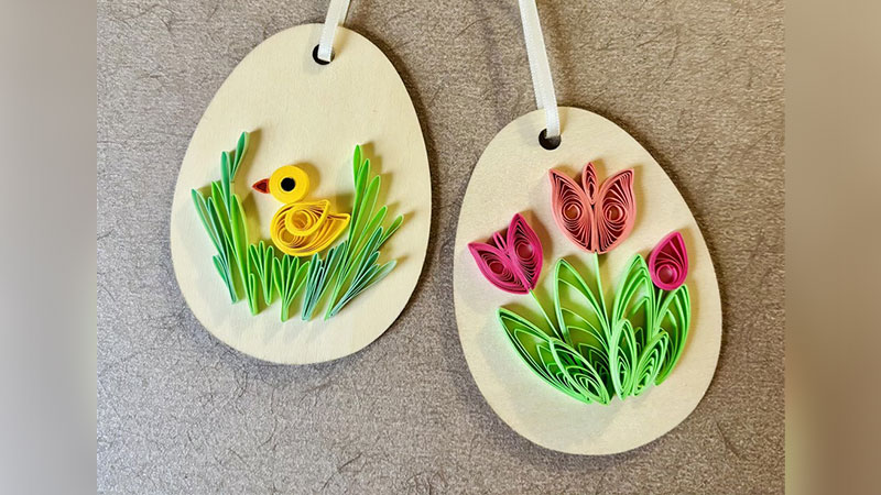 Paper Quilling Workshop: Easter Ornaments image
