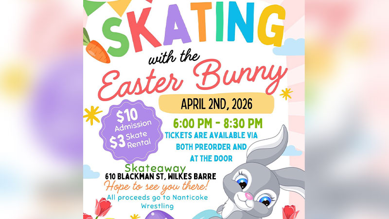 Skating with the Easter Bunny image