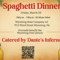 Spaghetti Dinner Fundraiser image