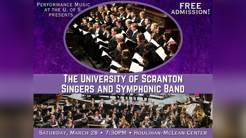 The University of Scranton Singers and Symphonic Band in Concert image