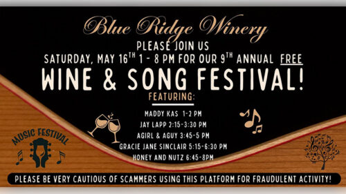 9th Annual Wine and Song Festival image