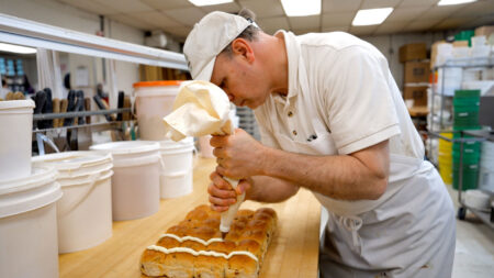 Hot Cross Buns at Minooka Pastry Shop image
