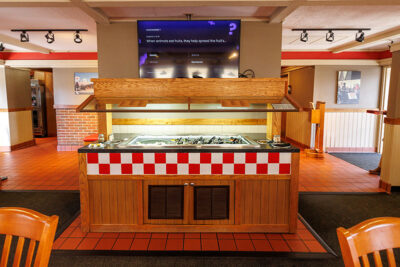 Salad bar at Pizza Hut Classic in Tunkhannock, PA.