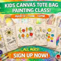 Canvas Tote Painting Class for Kids image