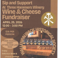 Wallenpaupack Historical Society Wine & Cheese Fundraiser image